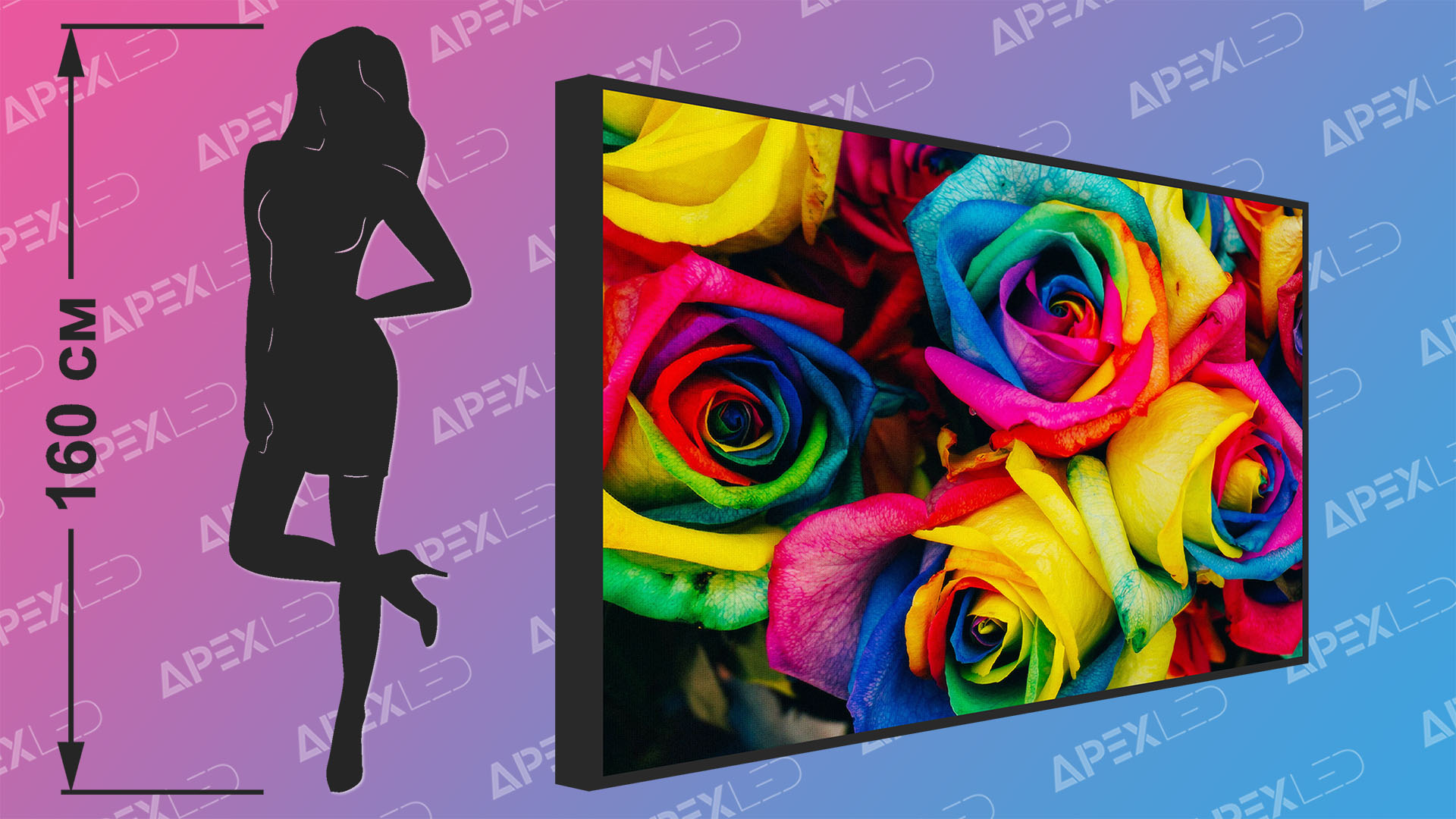 Светодиодный экран 1,5 х 2 м P5