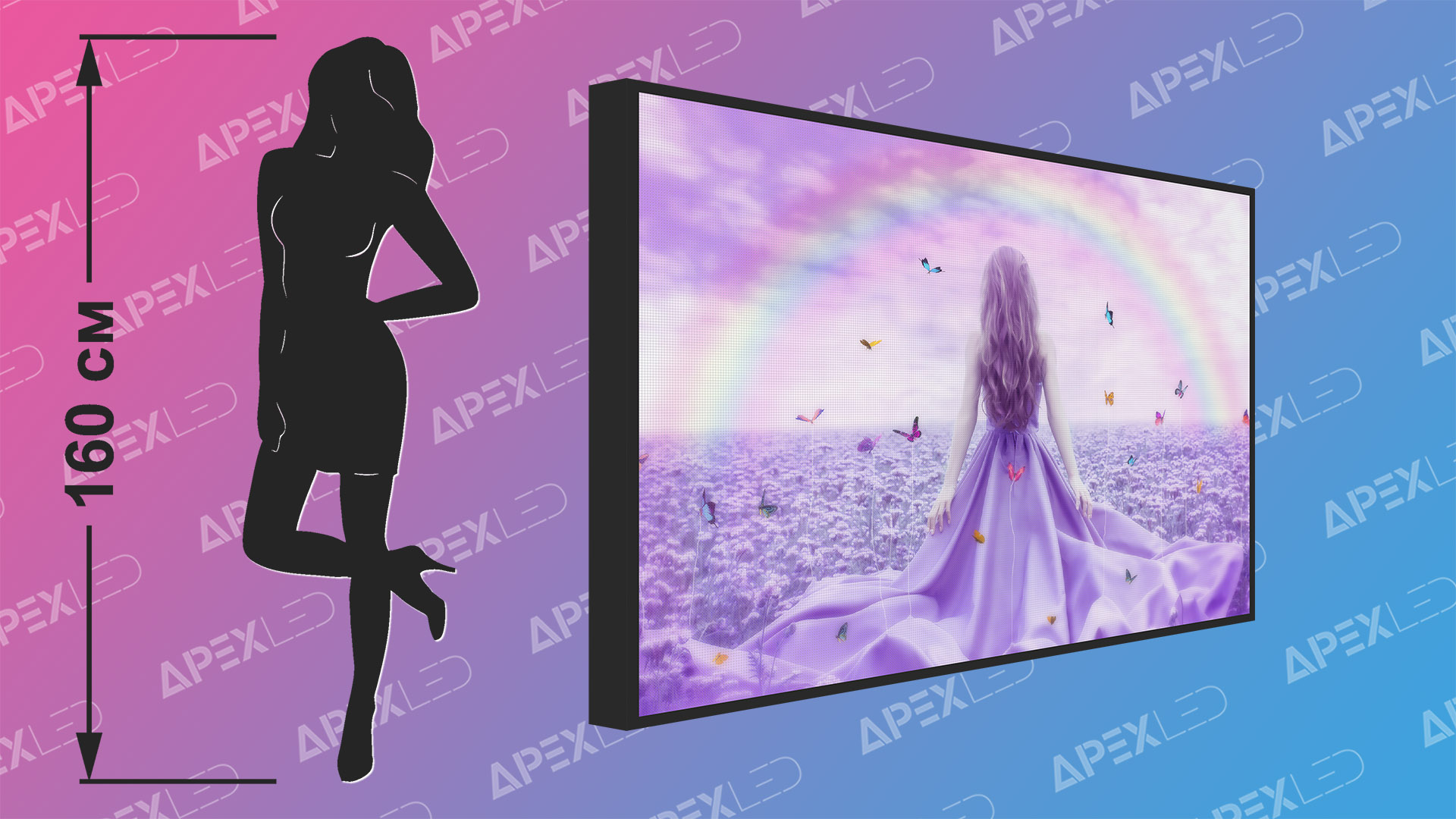 Светодиодный экран 1,5 х 2 м P6 