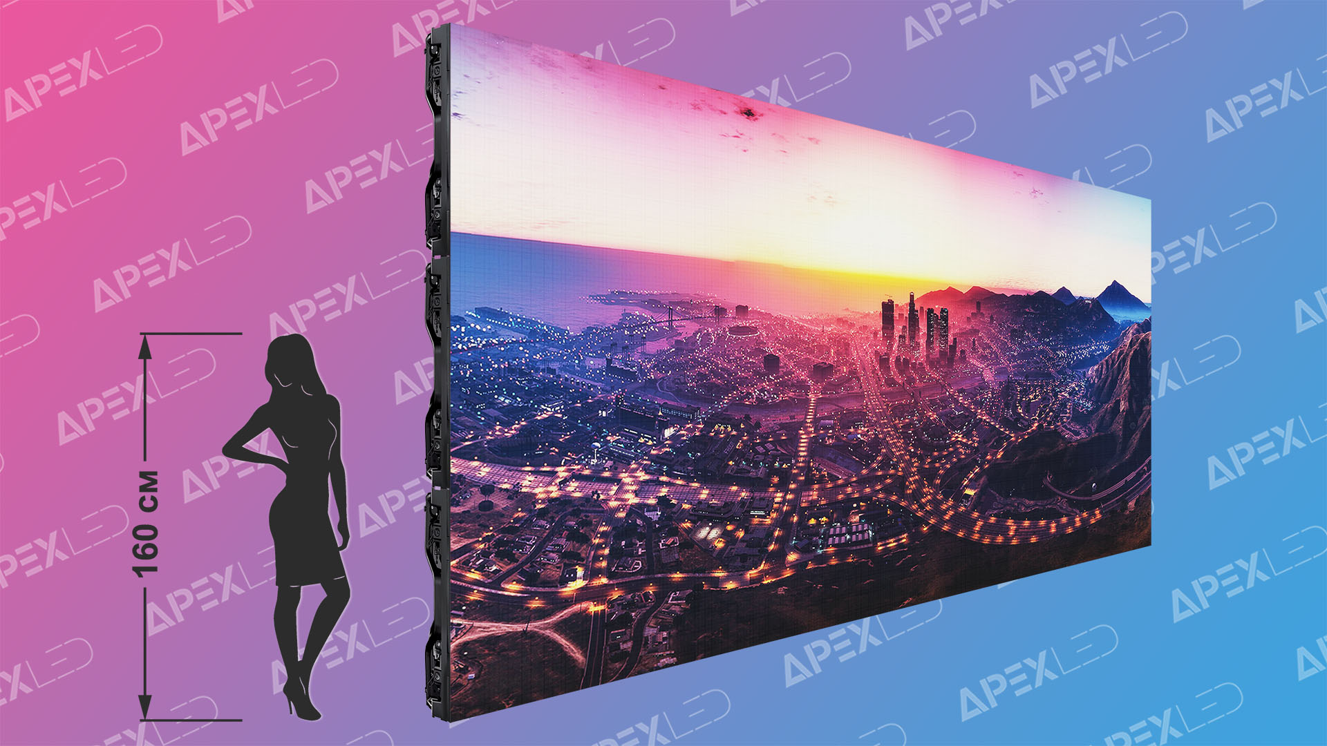 Светодиодный экран 3 х 6 м P6